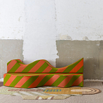 Дизайнерский модульный диван волнистой формы с цветным принтом Poltronova Superonda Sofa варинант исполнения - 29 | Loft Concept в Уфе