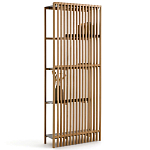 Стеллаж из дерева и метала Furniture Gutter and Lattice Rack варинант исполнения - 3 | Loft Concept в Уфе