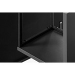 Полка навесная открытая цвета графит Strict Lines  варинант исполнения - 7 | Loft Concept в Уфе