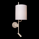 Бра с цилиндрическим тканевым абажуром и регулируемым спотом Pure Cylinder варинант исполнения - 1 | Loft Concept в Уфе