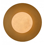 Бра круглое с плафоном из натурального камня на латунном основании Cryptocrystalline Stone варинант исполнения - 2 | Loft Concept в Уфе