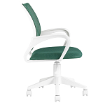 Офисное кресло с основанием из белого пластика Desk chairs Green варинант исполнения - 3 | Loft Concept в Уфе