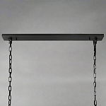 Люстра с черным каркасом и абажуром из прямоугольных мраморных панелей Calling to Shine варинант исполнения - 1 | Loft Concept в Уфе