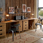 Настольная лампа с плафоном из перфорированного металла Elledge Table Lamp варинант исполнения - 4 | Loft Concept в Уфе