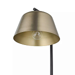 Торшер на изогнутом основании в сочетании черного и золотистого цвета Stable Base варинант исполнения - 3 | Loft Concept в Уфе