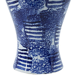 Ваза из фарфора сине-белого цвета Blue & White Ornament  варинант исполнения - 3 | Loft Concept в Уфе