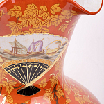 Ваза красного цвета с рисунком Chinoiserie Ceramics варинант исполнения - 2 | Loft Concept в Уфе