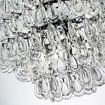 Люстра с хрустальными подвесками в виде капель Antoine Crystal Drops Chrome Chandelier 9 варинант исполнения - 4 | Loft Concept в Уфе
