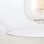 Потолочный светильник с шарообразным плафоном из прозрачного стекла Feiss варинант исполнения - 4 | Loft Concept в Уфе