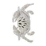 Статуэтка краб с детализированной текстурой в белом цвете Marine Accessories варинант исполнения - 1 | Loft Concept в Уфе