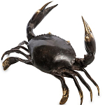 Статуэтка из бронзы в виде краба Animals Bronze варинант исполнения - 3 | Loft Concept в Уфе