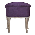 Кресло низкое в стиле прованс Louis French Armchair purple flax варинант исполнения - 3 | Loft Concept в Уфе