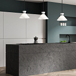 Подвесной светильник с белым стеклянным конусным плафоном Alora Mood варинант исполнения - 7 | Loft Concept в Уфе