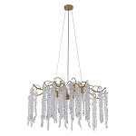 Люстра c подвесками из прозрачного хрусталя Диаметр 85 см FAIRYTREE Light варинант исполнения - 2 | Loft Concept в Уфе