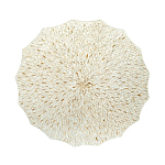 Стол кофейный с отделкой раковинами устриц Coastal Charm варинант исполнения - 3 | Loft Concept в Уфе