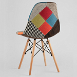 Стул с обивкой в технике пэчворк DSW варинант исполнения - 5 | Loft Concept в Уфе