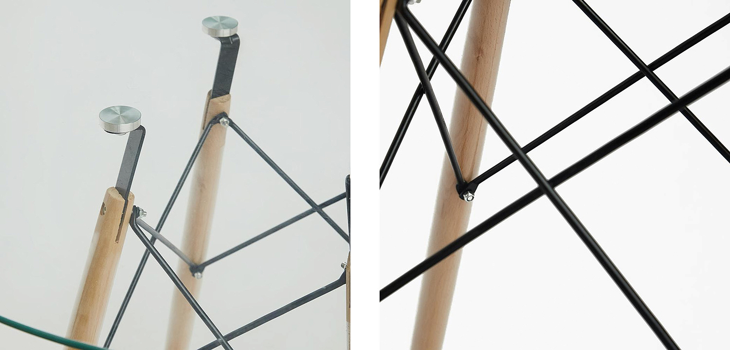 Стол DSW glass table - Loft-Concept в Уфе