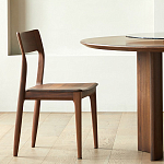 Стол обеденный круглый с двойной столешницей Walnut Wood Table варинант исполнения - 8 | Loft Concept в Уфе