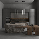 Подвсеной светильник светодиодный металлический цилиндрической формы черный Trumpet tube варинант исполнения - 4 | Loft Concept в Уфе