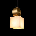 Подвесной светильник светодиодный с квадратным плафоном Stone Helios варинант исполнения - 2 | Loft Concept в Уфе