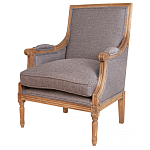 Кресло William Classical Armchair grey flax варинант исполнения - 3 | Loft Concept в Уфе