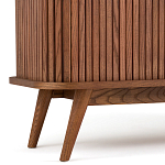 ТВ-тумба с двумя раздвижными дверцами Toinette Brown TV Stand варинант исполнения - 6 | Loft Concept в Уфе