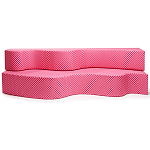 Дизайнерский модульный диван волнистой формы с цветным принтом Poltronova Superonda Sofa варинант исполнения - 1 | Loft Concept в Уфе