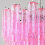 Элитная Люстра Textured Glass Pink Chandelier Ярко Розовое стекло варинант исполнения - 2 | Loft Concept в Уфе