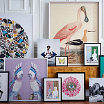 Панно Розовый цветок вышитое бисером PETALS BEADED ART варинант исполнения - 1 | Loft Concept в Уфе