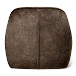 Барный стул со спинкой и подлокотниками на 4-х деревянных ножках Douglas Rhombus Коричневый Велюр варинант исполнения - 4 | Loft Concept в Уфе