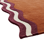 Ковер с оригинальной волнистой отделкой Woven from Wool варинант исполнения - 2 | Loft Concept в Уфе