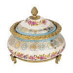 Шкатулка фарфоровая с цветочной росписью Eden Garden варинант исполнения - 1 | Loft Concept в Уфе