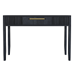 Элегантная Консоль Primo с выдвижным ящиком Черный дуб варинант исполнения - 7 | Loft Concept в Уфе