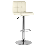 Барный стул с сиденьем молочного цвета Honory варинант исполнения - 1 | Loft Concept в Уфе
