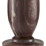 Настольная лампа из мрамора с тканевым абажуром Seductress варинант исполнения - 1 | Loft Concept в Уфе