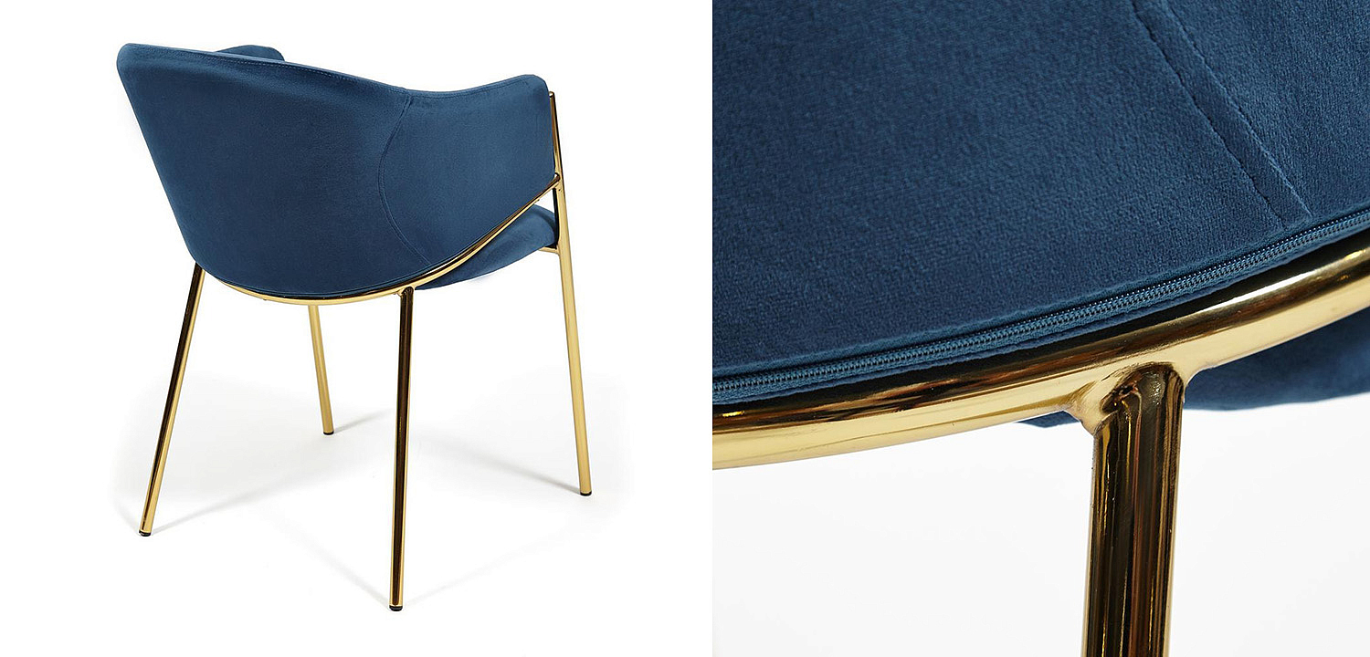 Стул Dolores blue velvet - Loft-Concept в Уфе