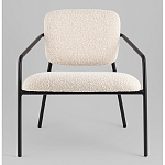 Кресло лаунж Rooney букле белый варинант исполнения - 2 | Loft Concept в Уфе