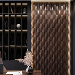 Гипсовая 3D панель с принтографией PM-36 варинант исполнения - 1 | Loft Concept в Уфе