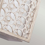 Бра прямоугольное в серебрянном цвете с ажурной решеткой Feiss варинант исполнения - 5 | Loft Concept в Уфе