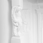 Встраиваемый в стену гипсовый светильник под покраску с колоннами и арками в античном стиле Antiquity Athena варинант исполнения - 12 | Loft Concept в Уфе