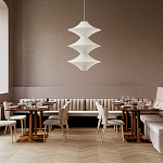 Подвесной вязаный белый светильник «Звезда Востока 03» варинант исполнения - 3 | Loft Concept в Уфе