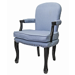 Кресло Aubrey Classical Armchair blue flax варинант исполнения - 3 | Loft Concept в Уфе