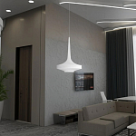 Подвесной вязаный белый светильник «Лампа Марракеша» варинант исполнения - 3 | Loft Concept в Уфе