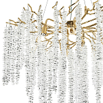 Люстра с декором в виде ветвей с хрустальными подвесками Fairytree Gold Crystal Chandelier 8 варинант исполнения - 3 | Loft Concept в Уфе