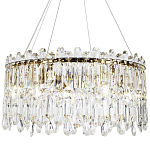 Круглая люстра с хрустальными подвесками Roul Crystal Round Chandelier варинант исполнения - 1 | Loft Concept в Уфе