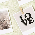 Рамка для фото с подсветкой c деревянными прищепками в комплекте Photo Backlight варинант исполнения - 4 | Loft Concept в Уфе