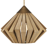 Подвесной светильник из толстых деревянных реек Wooden Slats варинант исполнения - 1 | Loft Concept в Уфе