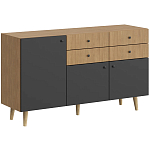 Буфет с принтом на дверцах Elise Cupboard варинант исполнения - 6 | Loft Concept в Уфе