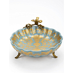 Блюдо фарфоровое Птица на ветке Flora варинант исполнения - 3 | Loft Concept в Уфе