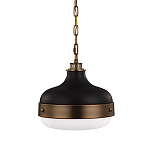 Подвесной светильник с круглым белым плафоном в индустриальном стиле Feiss варинант исполнения - 1 | Loft Concept в Уфе